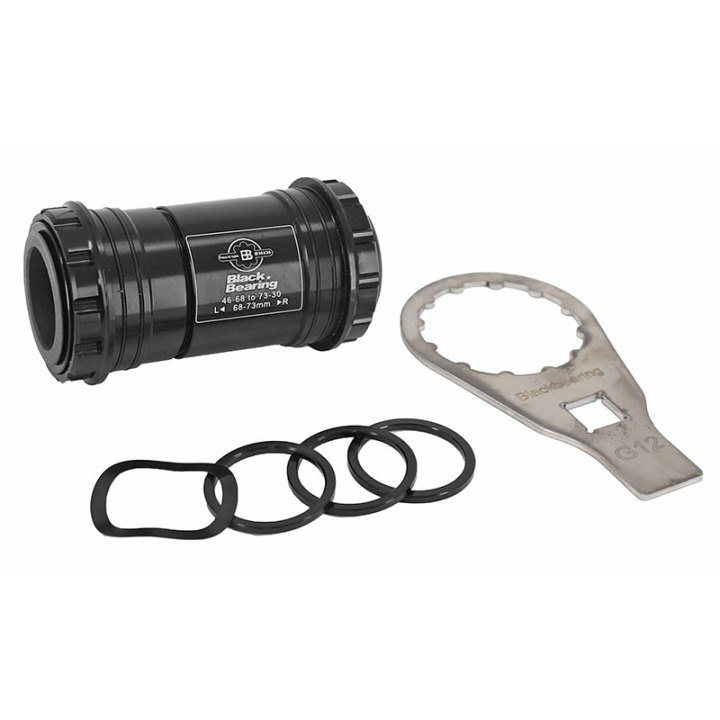 Cuvette Intégré Boîtier VTT-Route A Emboiter-Pf30 Dub Blackbearing Roulement Céramique Boite De 68-73 Diam 46 Pour Axe 28.99 mm (Compatible Sram) - Clé Montage Incluse-