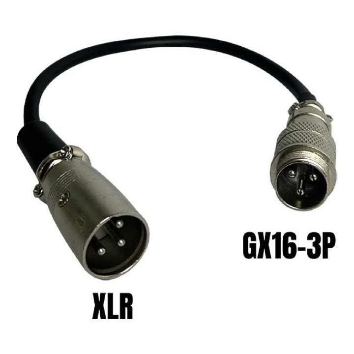 Adaptateur male XLR vers male GX16-3P