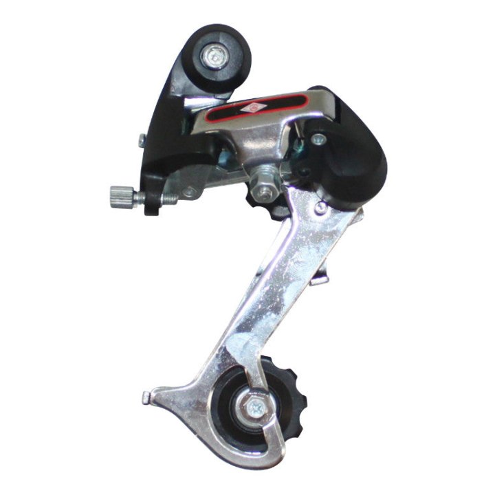 Dérailleur VTT Arrière P2R First 6-7V. Chape Longue A Vis (Compatible Shimano)
