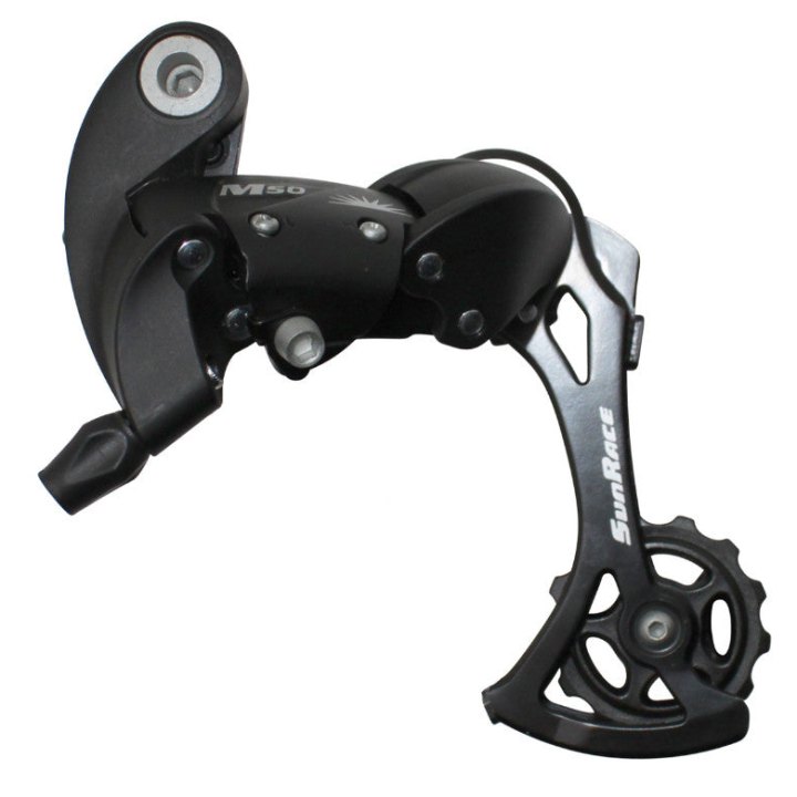 Dérailleur VTT Arrière Sunrace M57 7-8V. Chape Longue A Vis (Compatible Shimano)