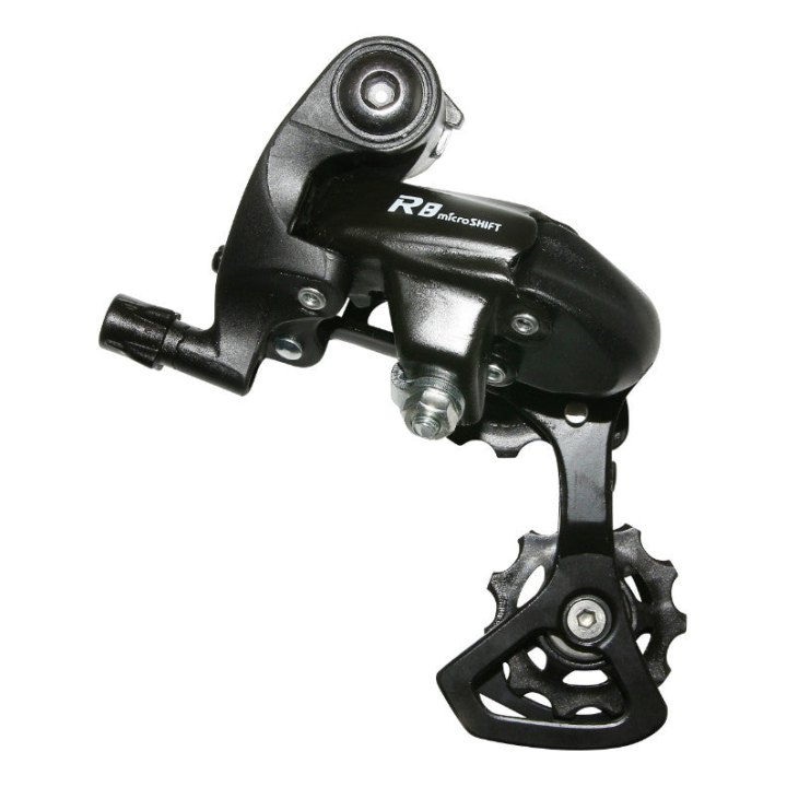 Dérailleur Route Arrière Microshift 7-8V. Chape Courte A Vis (Compatible Shimano)