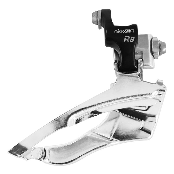 Dérailleur Route Avant Microshift 8V. Triple A Braser Tirage Bas (Compatible Shimano)