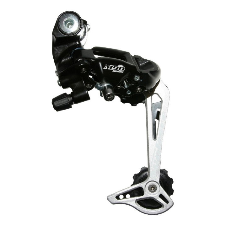 Dérailleur VTT Arrière Sunrace M91 9V. Chape Longue A Vis (Compatible Shimano)
