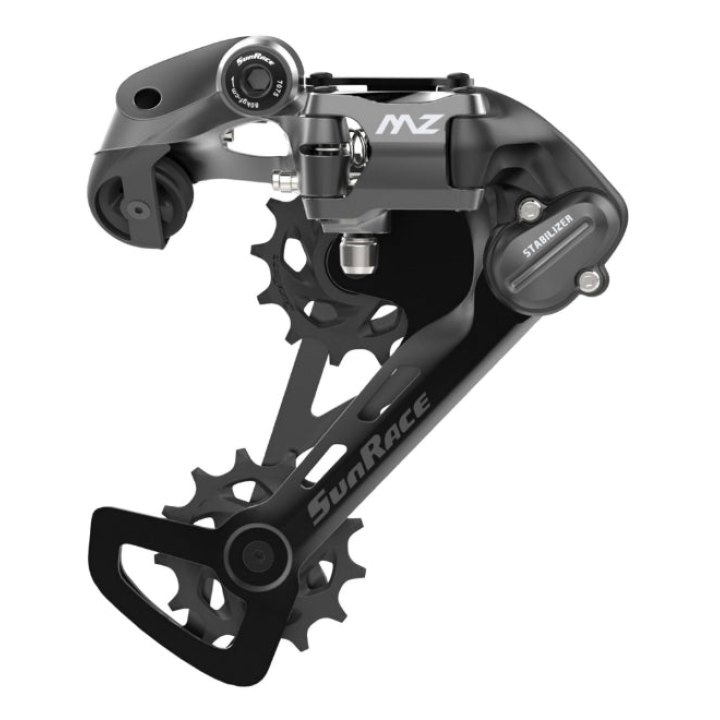 Dérailleur VTT Arrière Sunrace Mz600 12V. Chape Moyenne A Vis (Compatible Shimano)