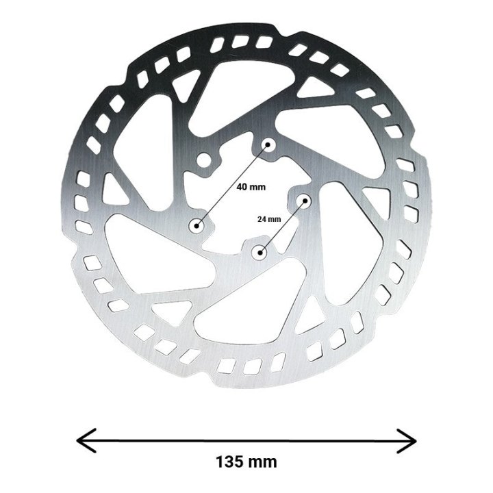 Disque de frein 135mm 5 trous
