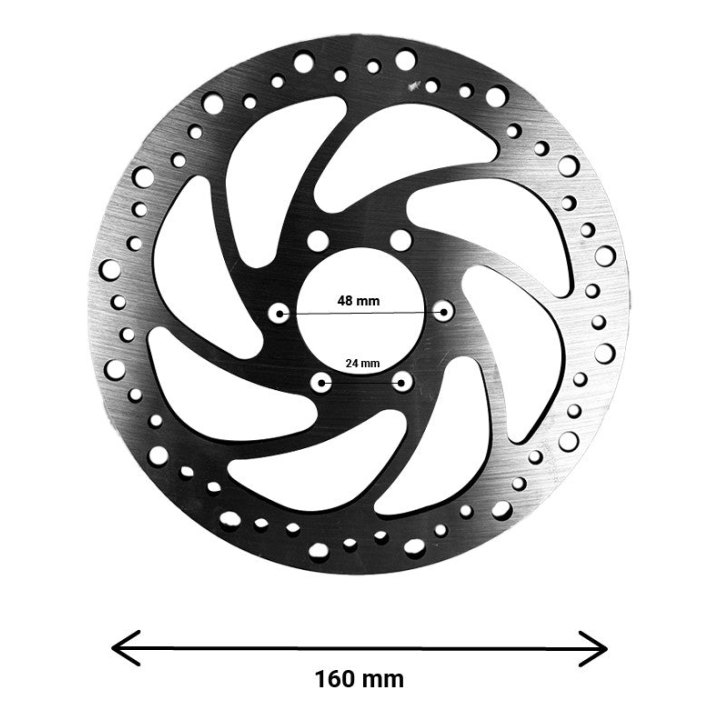Disque de frein 160mm 2.8mm entraxe 48mm