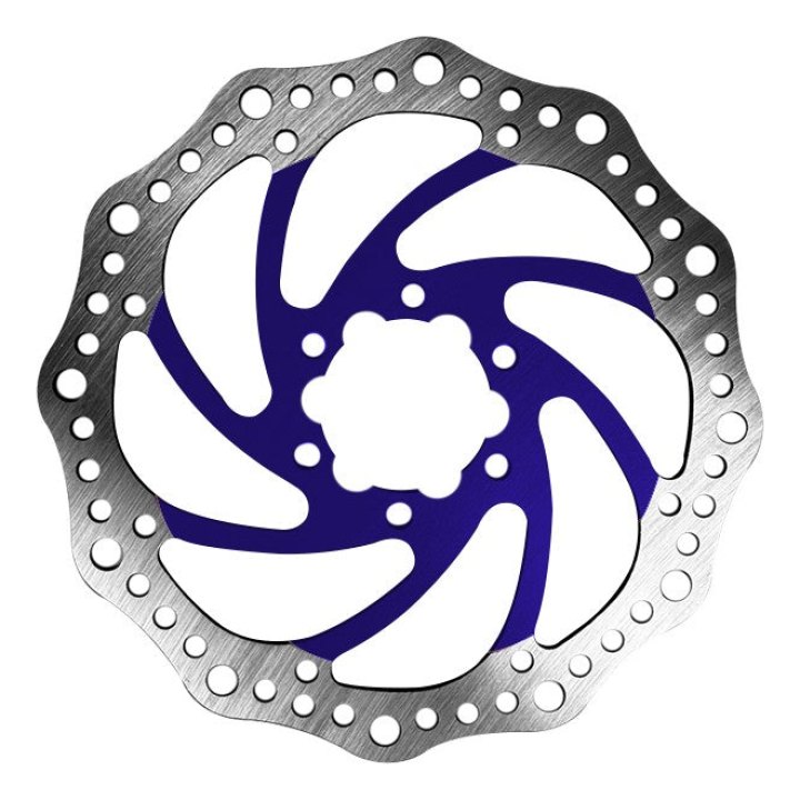 Disque de frein R6 140mm entraxe 44mm (3 couleurs) (Bleu)