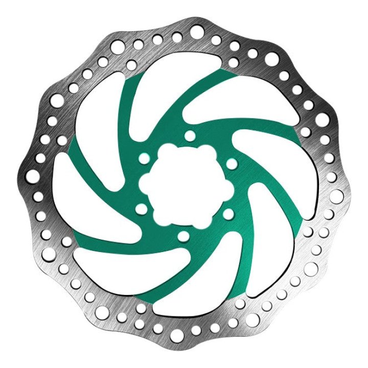Disque de frein R6 160mm entraxe 44m (3 couleurs) (Vert)