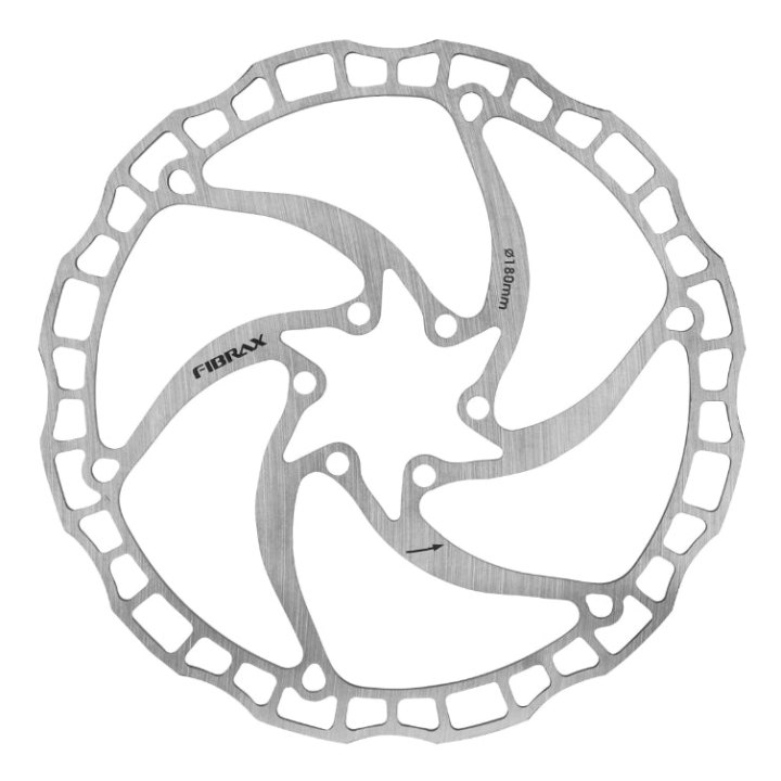 Disque De Frein VTT 6 Trous Fibrax Light Compatible Shimano Et Autres 180 mm