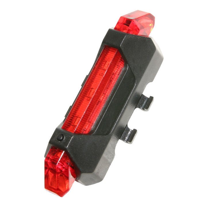 Éclairage Vélo - Trottinette Usb Arrière Sur Tige De Selle - Haubans - Essieux Arrière De Trottinette Xiaomi M365 Leds 2 Fonctions Pro Rouge (Rechargeable Usb) (Sur Carte)
