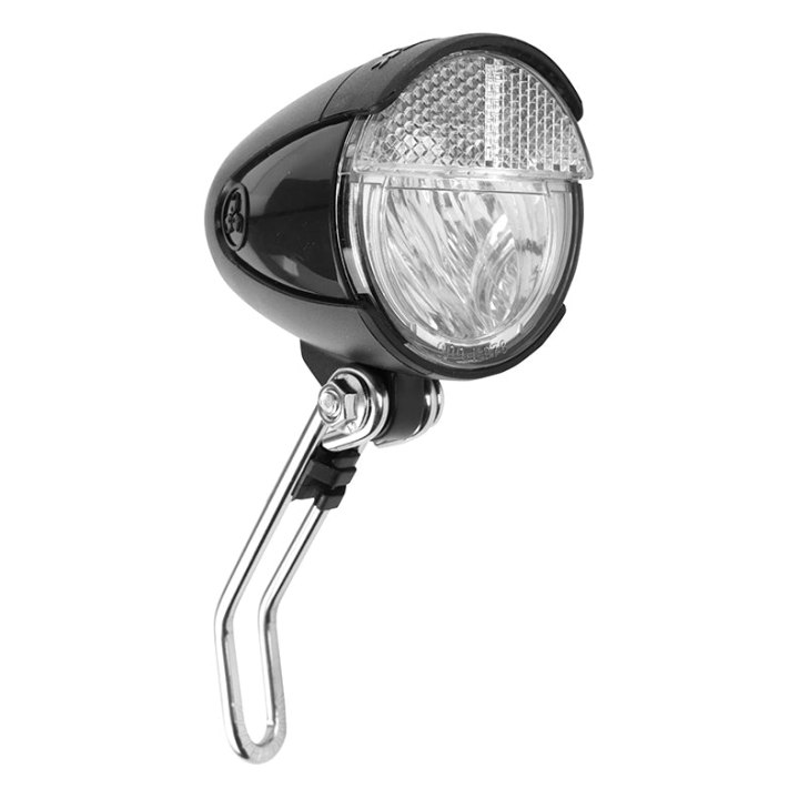 Éclairage Vélo A Dynamo Avant Sur Fourche Trelock Ls583 Bike-Retro 15Lux Noir - Pour Voir A 35M Et Visible A 2,250Kms