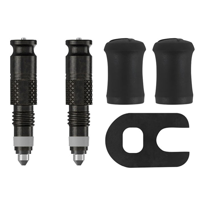 Adaptateur Valve De Pneu Tubeless Presta Vers Schwalbe Clik Valve Obus Demontable (Vendu A La Paire Sur Carte)