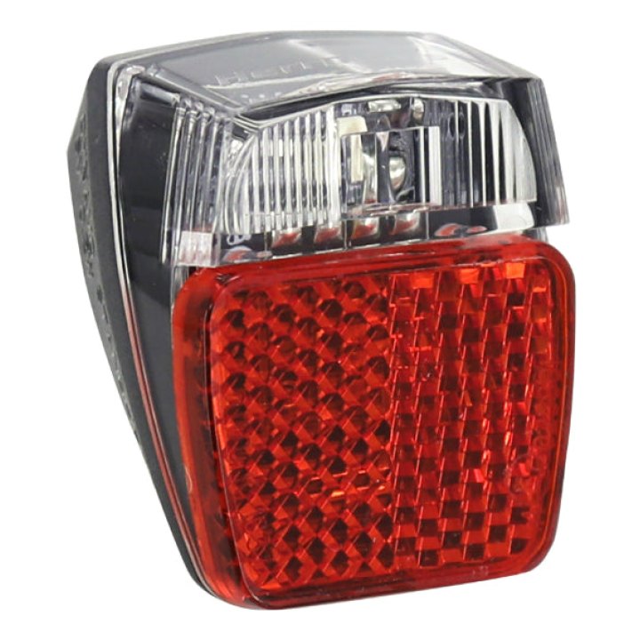 Éclairage Vélo A Dynamo Arrière 6V Herrmans H-Trace Mini Sur Garde Boue Compatible 6-12V (En Vrac Pour Atelier)