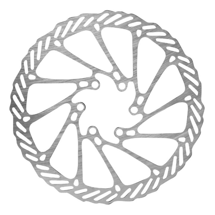 Disque De Frein Trottinette 6 Trous Diam 160 mm Argent (Waves) (Dualtron Speedway 5 Dual Motor, Segway Ninebot F25E Ii, Segway Ninebot F30E, F40E, Smartgyro Crossover Dual)