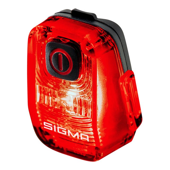 Éclairage Vélo Usb Arrière Sur Tige De Selle Sigma Nyte 10 (Éclairage Fixe Et Clignotant - Autonomie 33H En Clignotant - Visible 500M) Noir