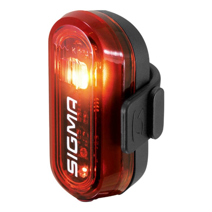 Éclairage Vélo A Pile Arrière Sur Tige De Selle Sigma Curve Rouge Livre Avec 2 Piles Aaa - Visible 400M
