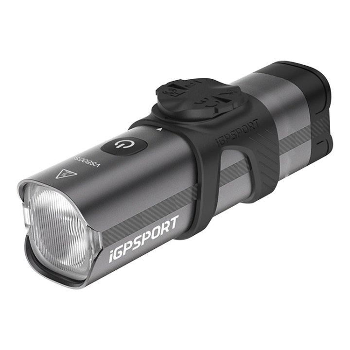 Éclairage Vélo Avant Intelligent Igpsport Vs800S Lumen Alu LED Rechargeable Usb (Visible 140M) - Connexion Possible Avec Le Compteur Igpsport - Faisceau Lumineux Contours Nets Adaptatif A La Vitesse