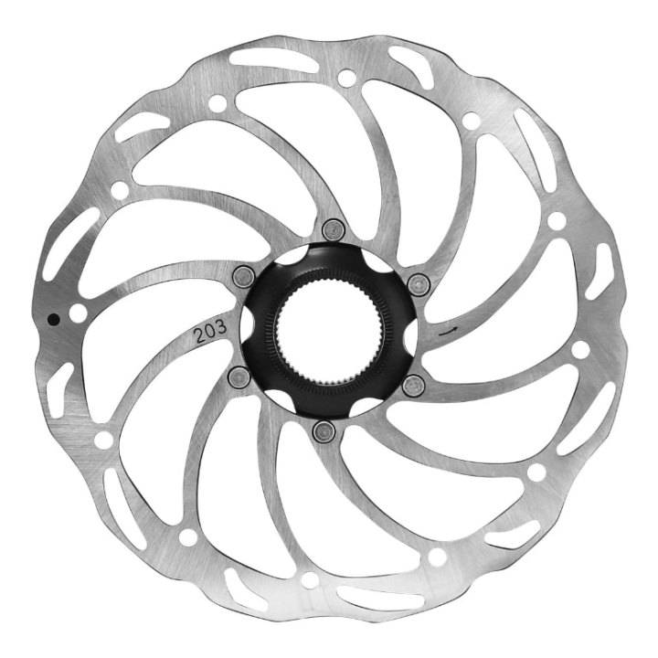 Disque De Frein VTT Centerlock Newton Brakco Compatible Shimano Et Autres 203 mm Compatible Shimano