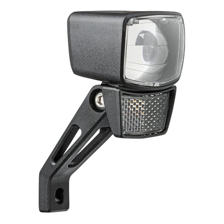 Éclairage Vélo VAE - E-Bike Avant Sur Fourche Axa Nxt 30 E-Bike 6-48V 30Lux Homologué Noir Compatible Dynamo - Pour Voir A 50M Et Visible A 3Kms