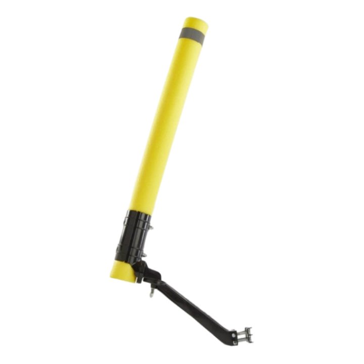 Écarteur De Danger La Paulette L 70 cm Jaune Avec Bande Reflechissante Fixation Universelle (Orientable)