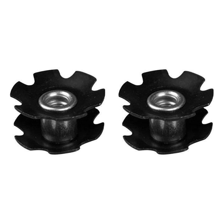 Écrou étoile en acier x2 pcs