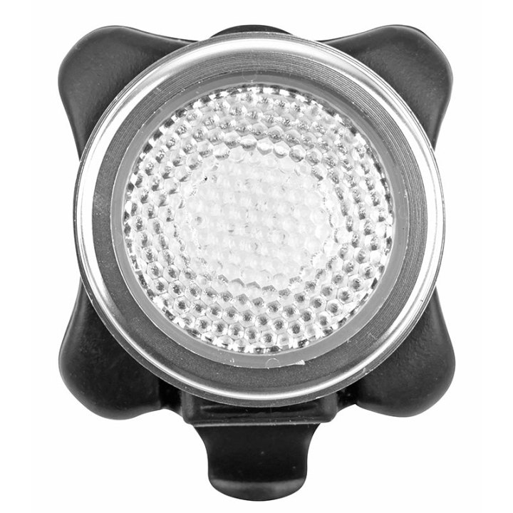 Éclairage Vélo Usb Arrière Sur Tige De Selle Newton Light22At Cob Leds 30 Lumen Argent-Noir (Éclairage Rouge Et Bleu, Fonctions Fixe, Sos Et Clignotant) - Non Homologué -