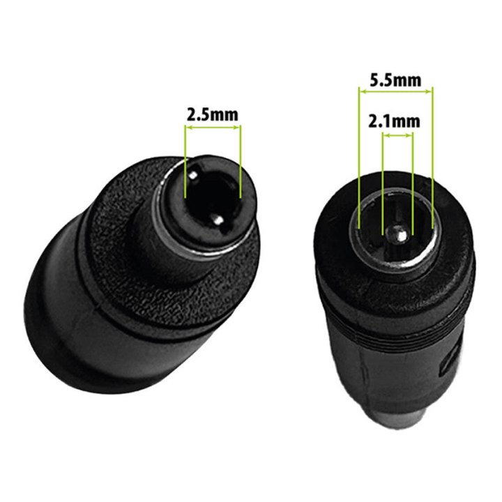 Embout adaptateur chargeur DC 5.5 2.1➡️2.5