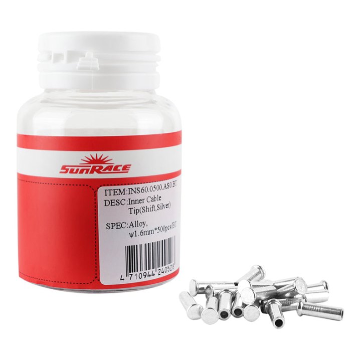 Embout De Câble Dérailleur Sunrace 1,2 mm (Boite De 500)