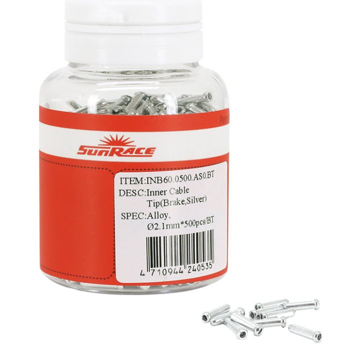 Embout De Câble Frein Sunrace 1,8 mm (Boite De 500)