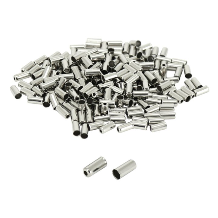 Embout De Gaine Dérailleur 4 mm - Long 10 mm Métal (Sachet De 200) -Fibrax-