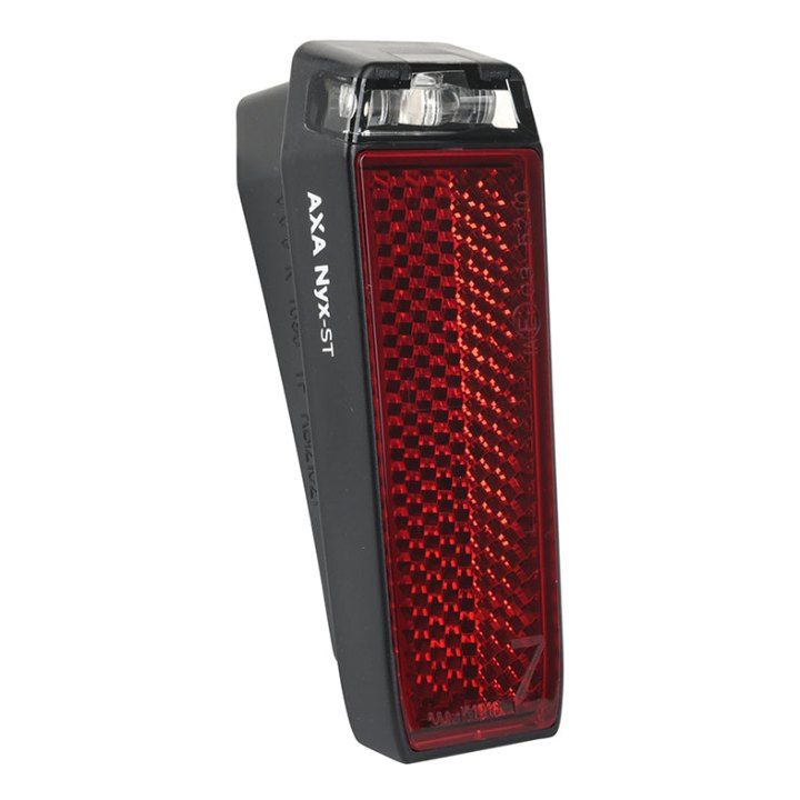 Éclairage Vélo VAE - E-Bike Arrière Sur Garde Boue Axa Nyx Steady 6V. Compatible Dynamo (Éclairage A L'Arret 4 Minutes) - Visible A 400M