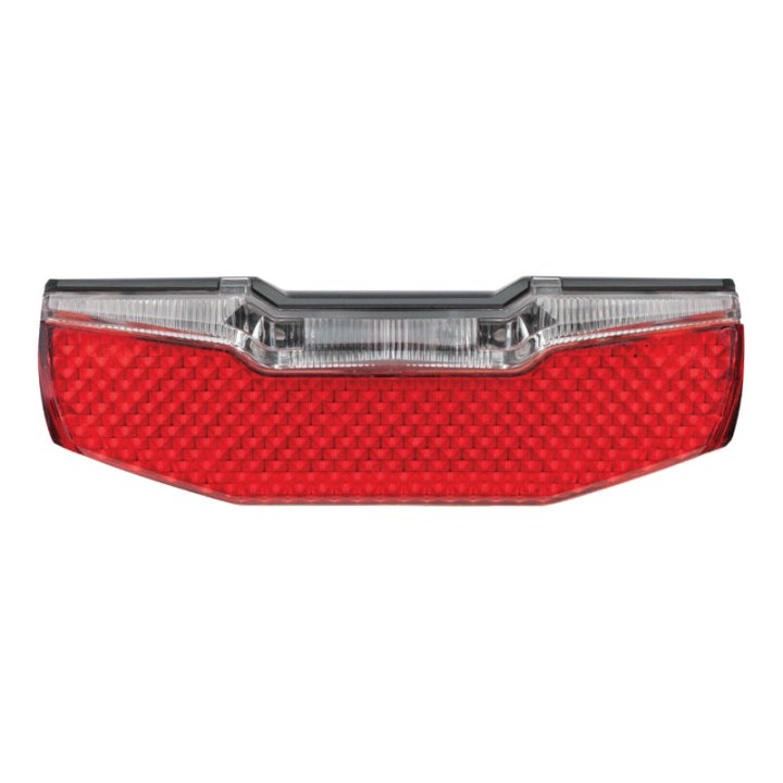 Éclairage Vélo VAE - E-Bike Arrière Sur Porte-Bagage Axa Blueline 6V Steady Entraxe 50 mm Compatible Dynamo (Éclairage A L'Arret 4 Minutes) - Visible A 600M