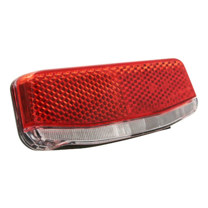 Éclairage Vélo VAE - E-Bike Arrière Sur Porte-Bagage Spanninga Solo Xe 6-36V 1 LED Entraxe 50-80 mm