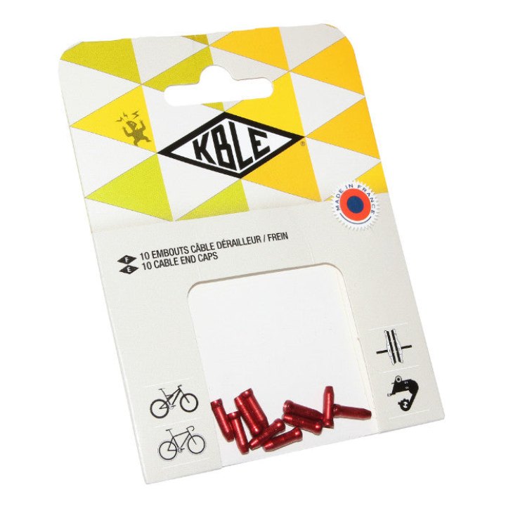 Embout Câble Rouge (Sachet De 10 Pieces)