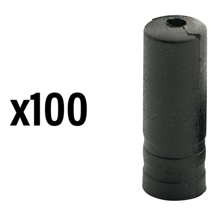 Embout De Gaine 5 mm Plastique Noir Étanche (Vendu Par 100) -Elvedes-