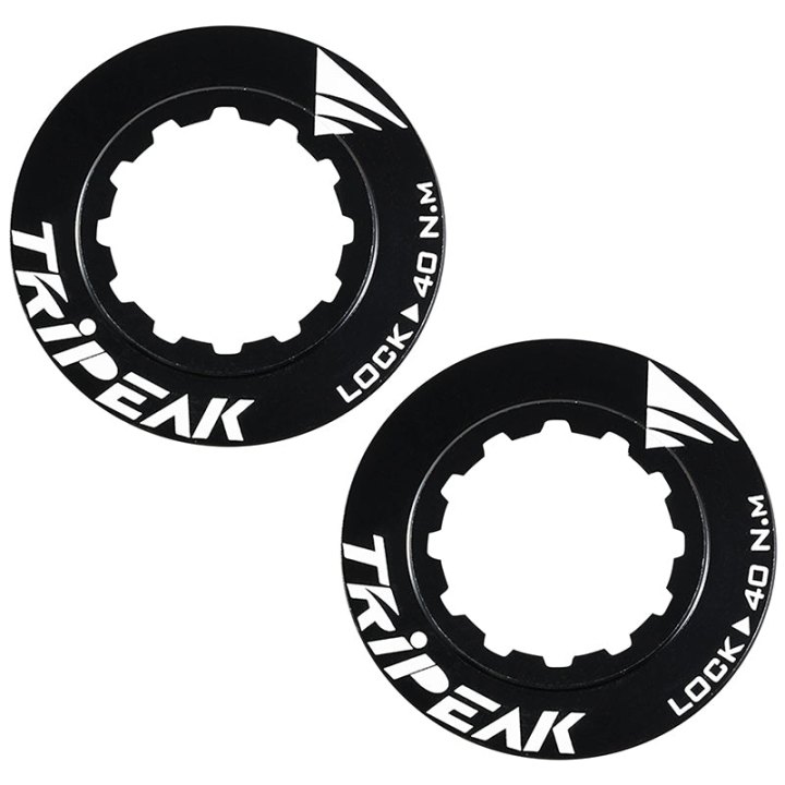 Écrou Disque De Frein Centerlock Tripeak Aluminium Ultra Léger 7G Noir - Serrage Interne (Vendu A La Paire)