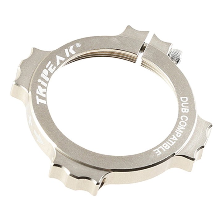 Écrou-Bague Réglage Pré-Contrainte Pédalier Tripeak Pour Sram Dub Argent