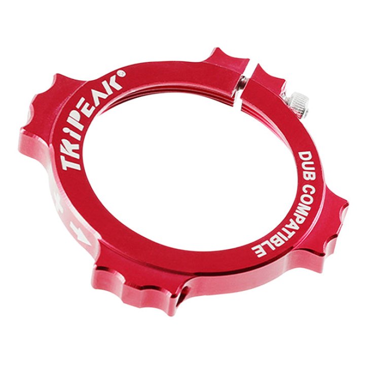 Écrou-Bague Réglage Pré-Contrainte Pédalier Tripeak Pour Sram Dub Rouge