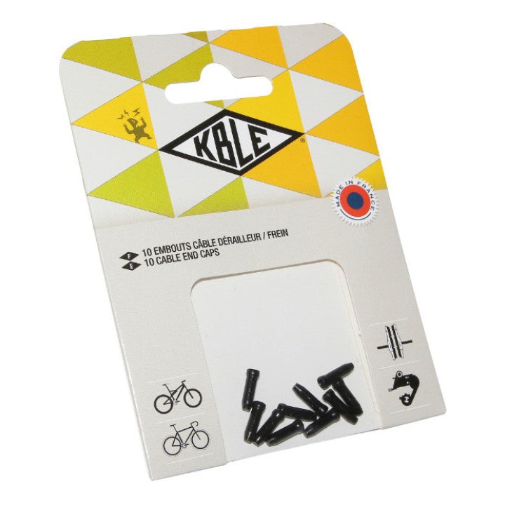 Embout Câble Noir (Sachet De 10 Pieces)