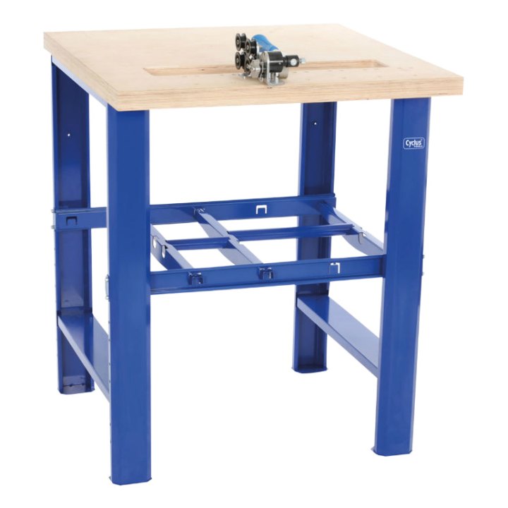 Etabli - Table De Travail Derive Chaîne Et Derouleur De Chaîne Cyclus Pro Bleu -Made In Cee-