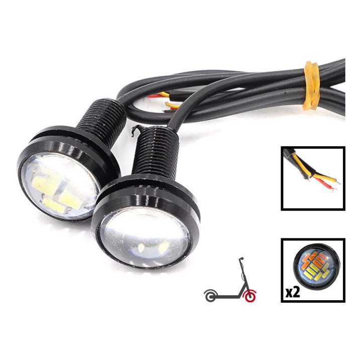 Feu de signalisation LED et clignotants X2