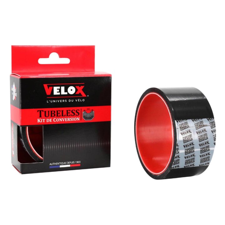 Fond De Jante Atelier Adhesif Conversion VTT Tubetype En Tubeless Velox 42 mm Roue Largeur 40C (Rouleau 10M)