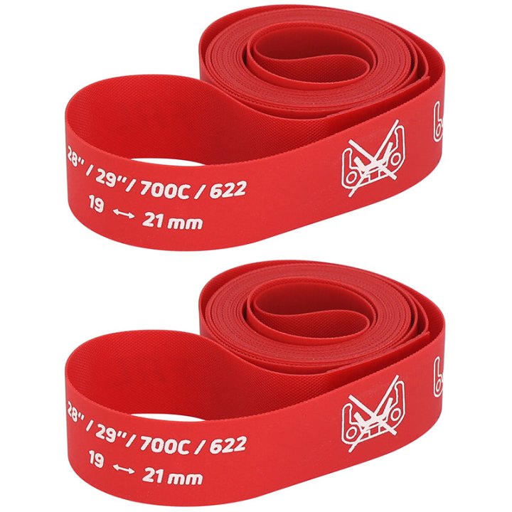 Fond De Jante Zefal Roue 700C-VTT 29" Haute Pression En 19 mm Rouge (Vendu A La Paire)