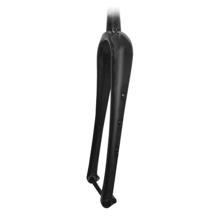 Fourche Gravel 700C Carbone Ud Disque Flatmount Droite Pivot Carbone Conique Lisse 1"1-2 En Bas Et 1"1-8-28,6 Extérieur, Pour Frein A Disque Et Axe Traversant 12 mm