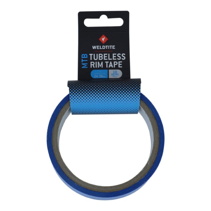Fond De Jante Atelier Adhesif Conversion VTT Tubetype En Tubeless Weldtite 24-30 mm (Rouleau 10M)