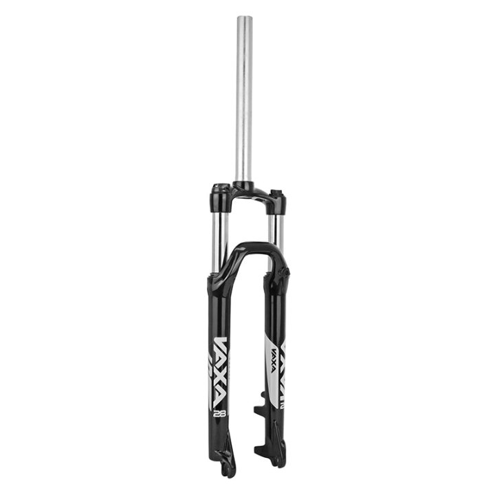 Fourche VTT 27.5 " Zoom Vaxa 28 Noir Réglable-Blocable Deb. 100 mm Pivot Lisse 295 mm 1''1-8-28,6 Extérieur Compatible Disque