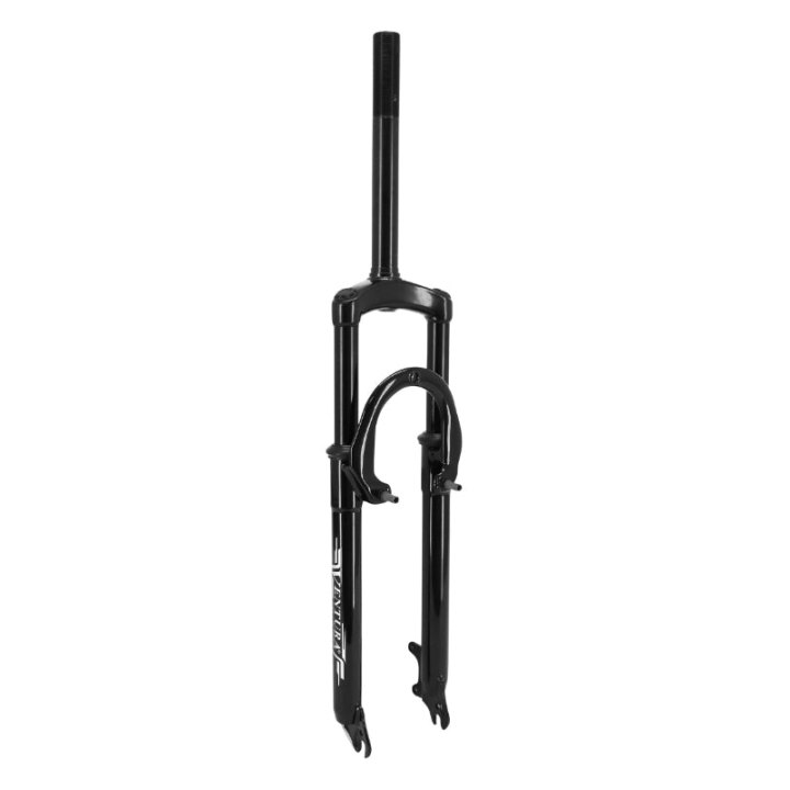 Fourche VTC 28 " Zoom Swift Alu Ressort Noir Deb. 50 mm Pivot (240-85) Filete 1"1-8-28,6 - 25,4 Intérieur Compatible V-Brake-Disque