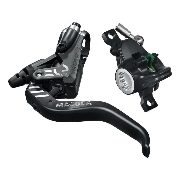 Frein A Disque VTT Hydraulique Magura Mt4 Estop Noir 2Doigts Durite 2200 mm Compatible Droit Ou Gauche Avant Ou Arrière (Kit)
