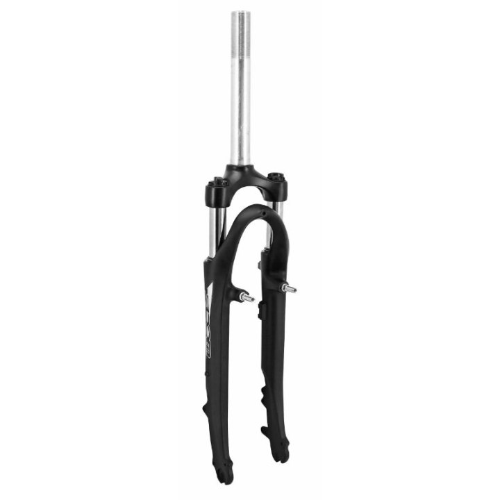 Fourche VTC 28 " Zoom Swift Alu Ressort Noir Deb. 45 mm Pivot (215-70 mm) Filete 1"1-8-28,6 - 25,4 Intérieur Compatible V-Brake-Disque Avec Fixation Pour Porte Bagage