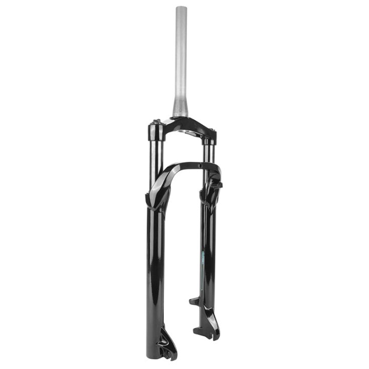 Fourche VTT - Fat Bike 26" Noir Tapered Conique (Pivot 1"1-8 Haut Et 1,5" Bas) -Compatible Braga-